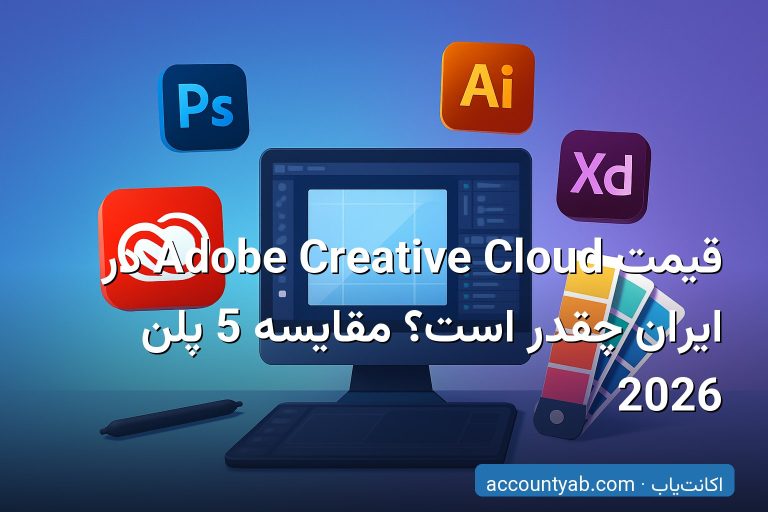 قیمت Adobe Creative Cloud در ایران چقدر است؟ مقایسه 5 پلن 2026