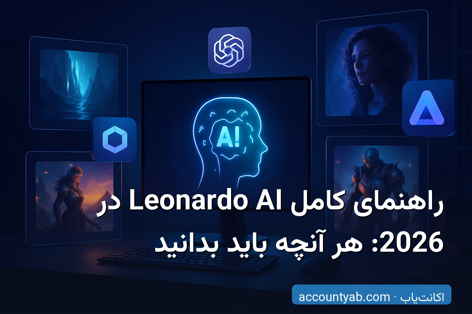 راهنمای کامل اکانت Leonardo AI برای ساخت تصویر با هوش مصنوعی